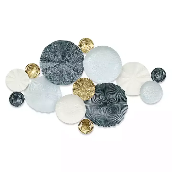 Multicolor Round Panel Sasha Wall Plaque