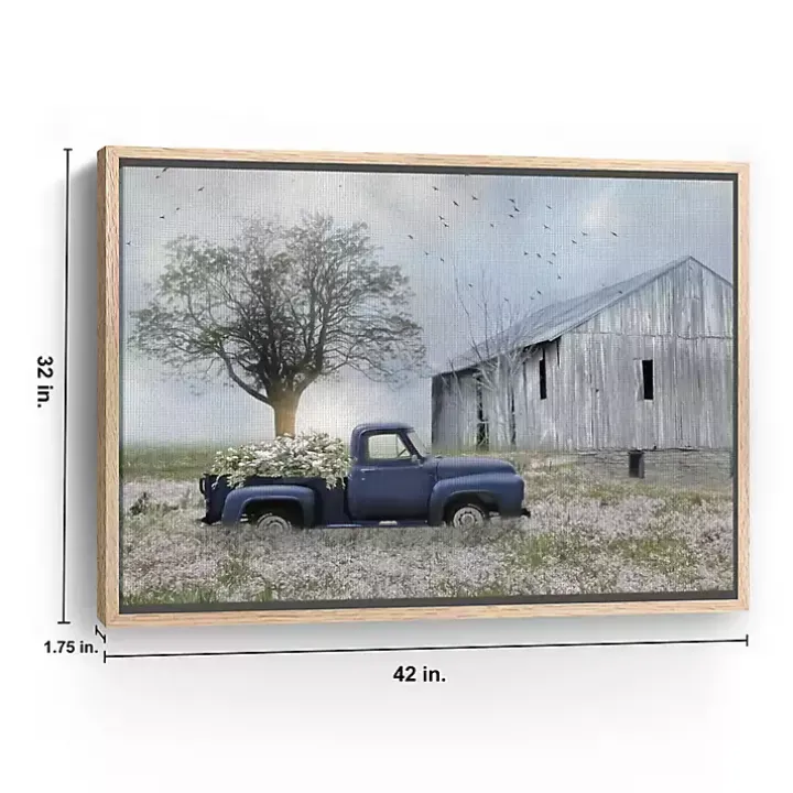 Must Have Flowers Framed Canvas Art Print