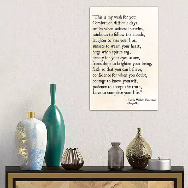 My Wish for You Canvas Art Print