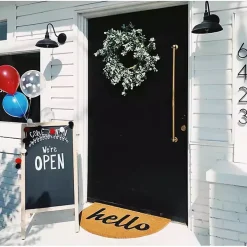 Natural Arch Hello Doormat