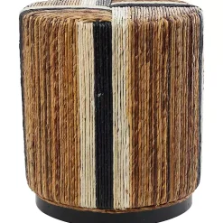 Natural Banana Leaf Wrapped Accent Table