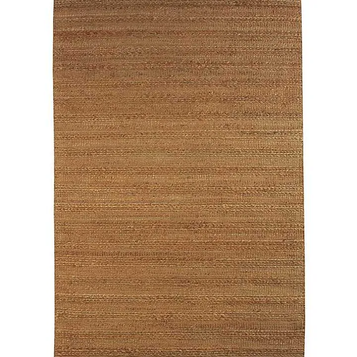 Natural Braided Jute Area Rug, 5x7