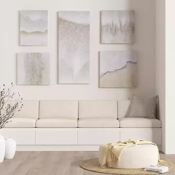 Natural Essence Canvas Art Prints, Set of 5