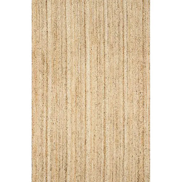Natural Hand Woven Rigo Jute Area Rug, 10x13