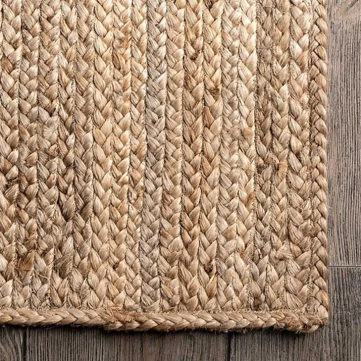 Natural Hand Woven Rigo Jute Area Rug, 10x14