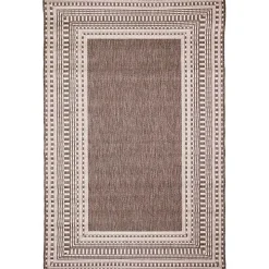 Natural Linear Macy Indoor/Outdoor Area Rug, 7x9