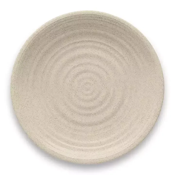 Natural Madden Melamine Dinner Plates, Set of 6