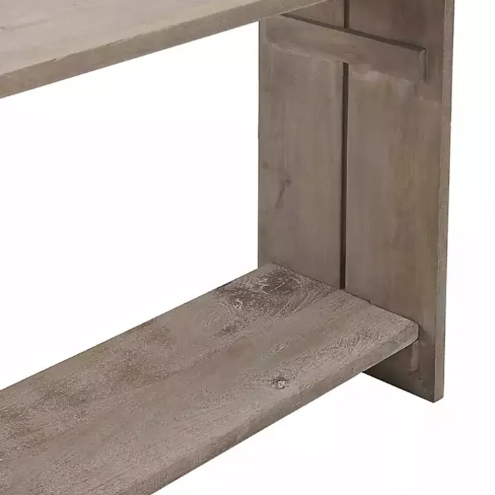 Natural Mango Wood Farmhouse Console