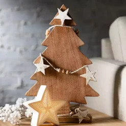 Natural Mango Wood 2-pc. Tree Figurine Set, 16 in.