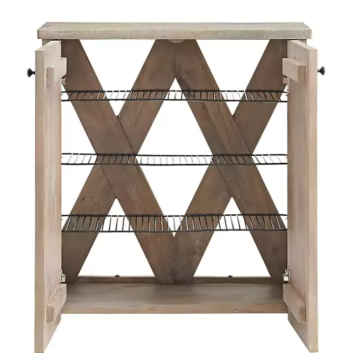 Natural Mango Wood Shoe Cubbie
