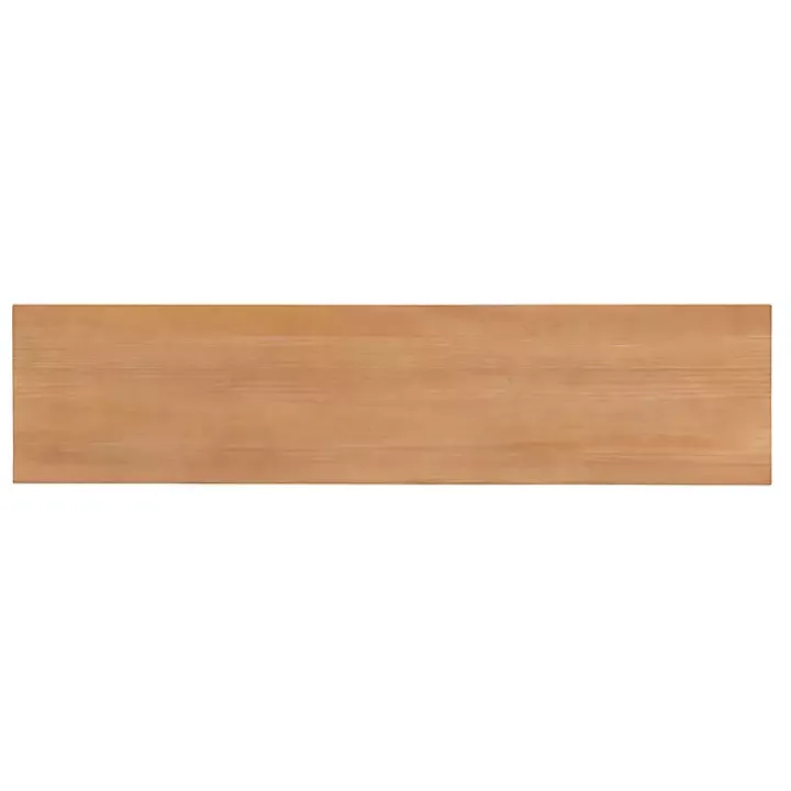 Natural Pine Wood Knotted Column Bench