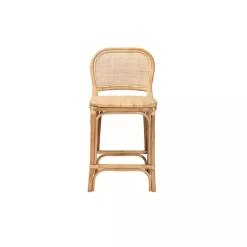 Natural Rattan Adrena Counter Stool