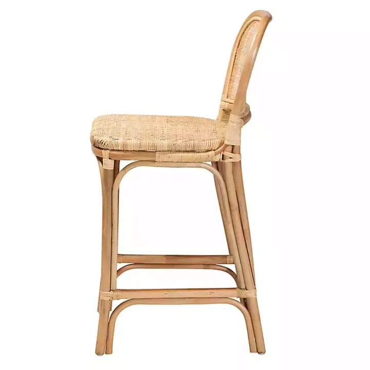 Natural Rattan Adrena Counter Stool