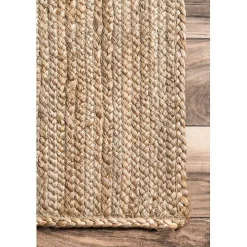 Natural Reno Woven Area Rug, 8x10