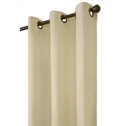 Natural Room Darkening Curtain Panel Set, 54 in.