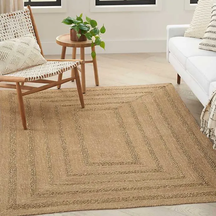 Natural Seagrass Indoor/Outdoor Area Rug, 4x6