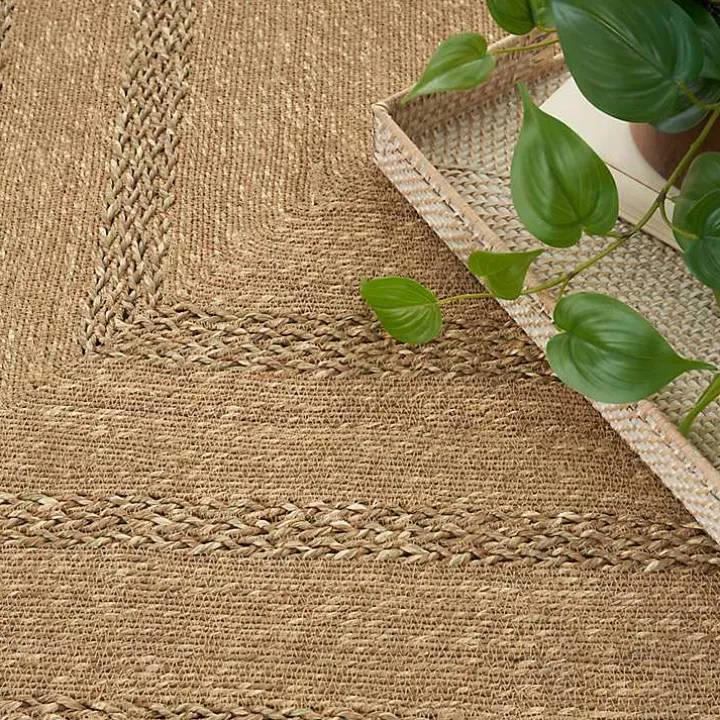Natural Seagrass Indoor/Outdoor Area Rug, 4x6