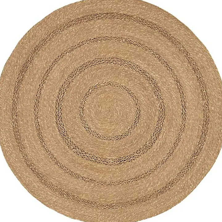 Natural Seagrass Indoor/Outdoor Area Rug, 5x5