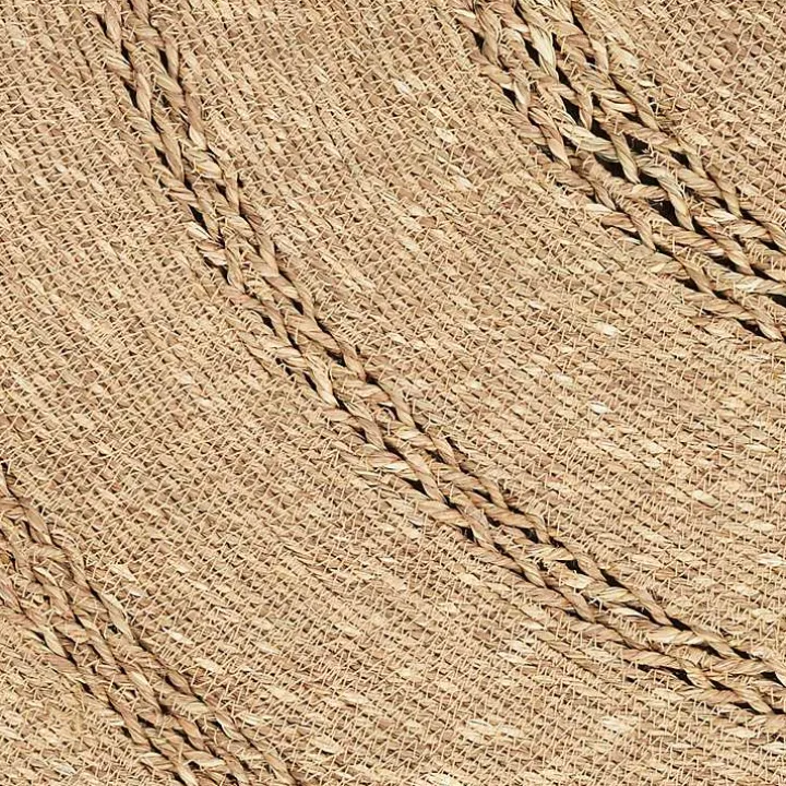 Natural Seagrass Indoor/Outdoor Area Rug, 5x5