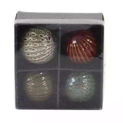 Natural Shades Ceramic 4-pc. Orb Filler Set