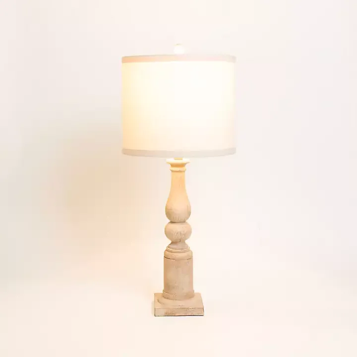 Natural Spindle Charlotte Table Lamp