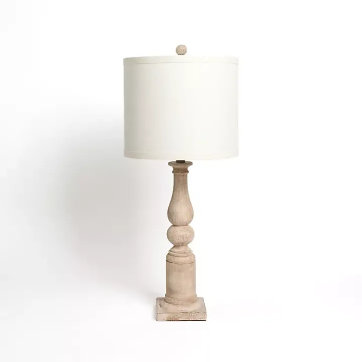 Natural Spindle Charlotte Table Lamp