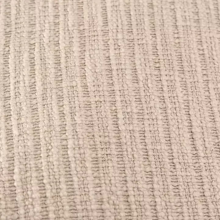 Natural Subtle Striped Oversized Pillow