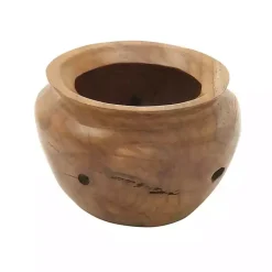 Natural Teak Wood Banga Bowl