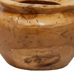 Natural Teak Wood Banga Bowl