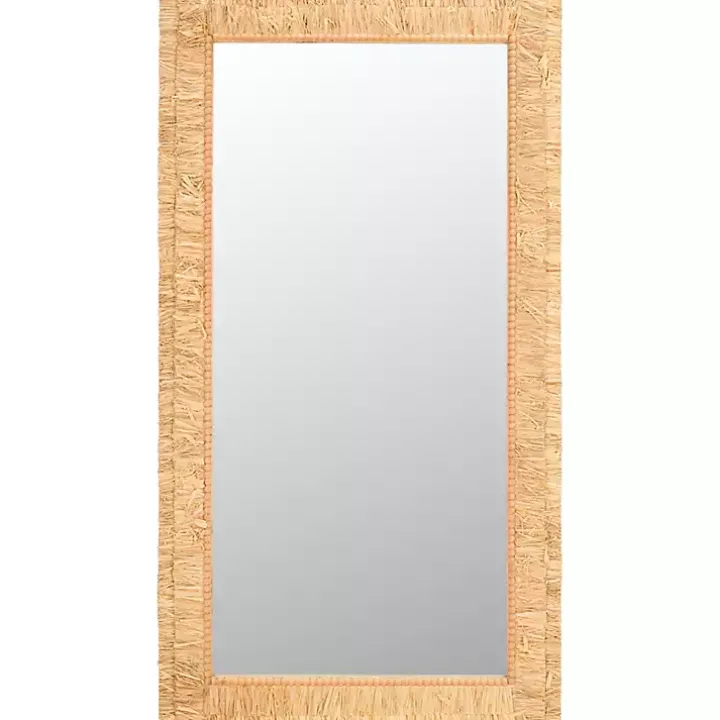 Natural Textured Zoelle Wall Mirror