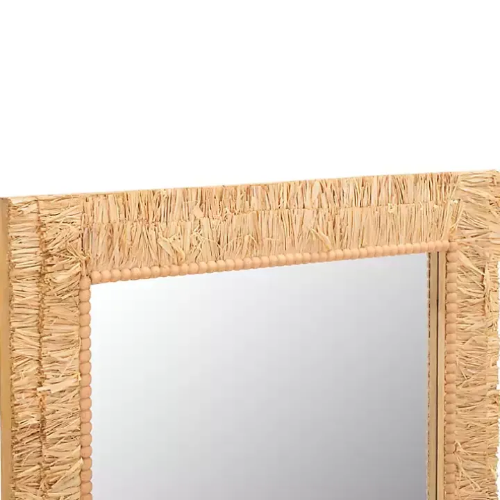 Natural Textured Zoelle Wall Mirror