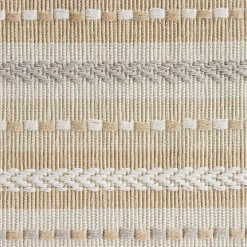 Natural Tonal Stripe Placemats, Set of 6