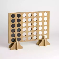 Natural Wood 4 in a Row Game