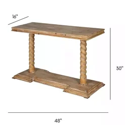 Natural Wood Carley Console Table