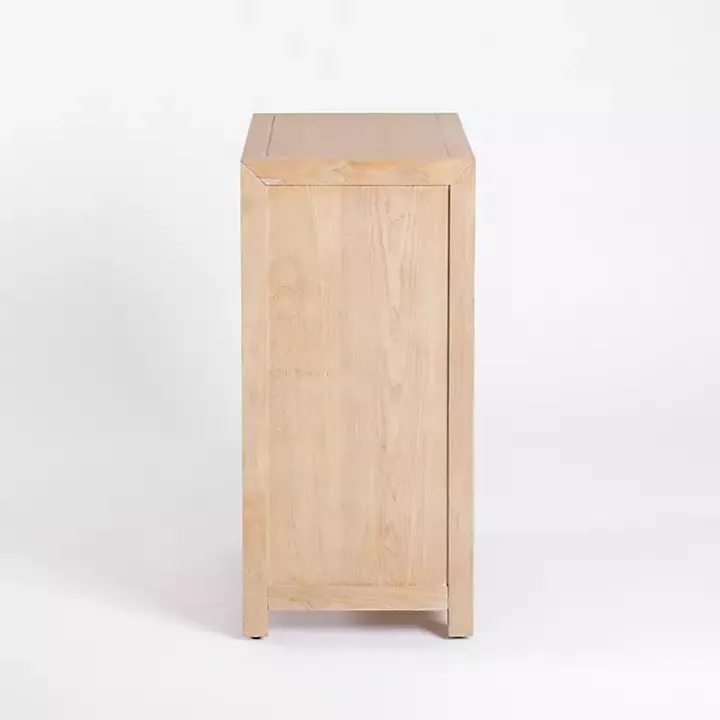 Natural Wood Closed Modular Cabinet