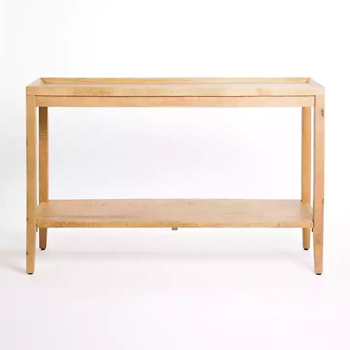 Natural Wood Hughes Console Table