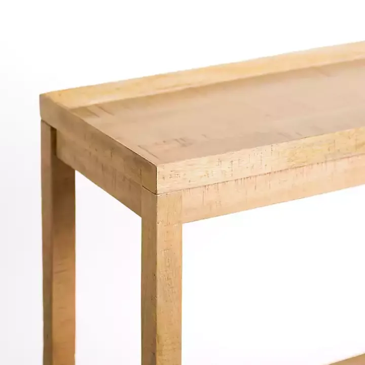 Natural Wood Hughes Console Table