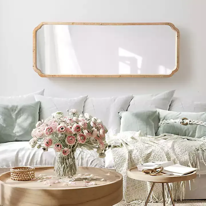 Natural Wood Marston Wall Mirror