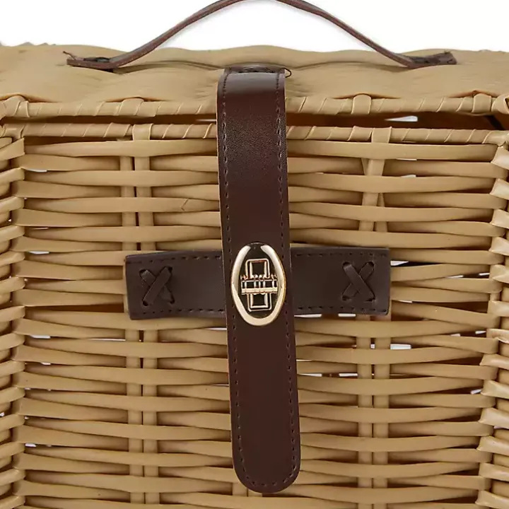 Natural Woven Bone Shaped Basket, 24 in.