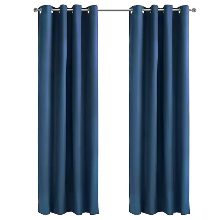 Navy Alpine Blackout Curtain Panel, 95 in.
