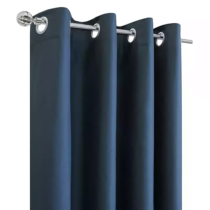 Navy Alpine Blackout Curtain Panel, 95 in.