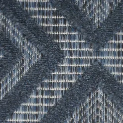 Navy Blue Diamond Indoor/Outdoor Area Rug, 6x9