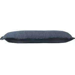 Navy Blue Handwoven Appen Lumbar Pillow