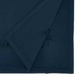 Navy Blue Hemstitch Table Runner