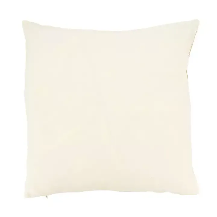 Navy Blue Rope Knots Throw Pillow