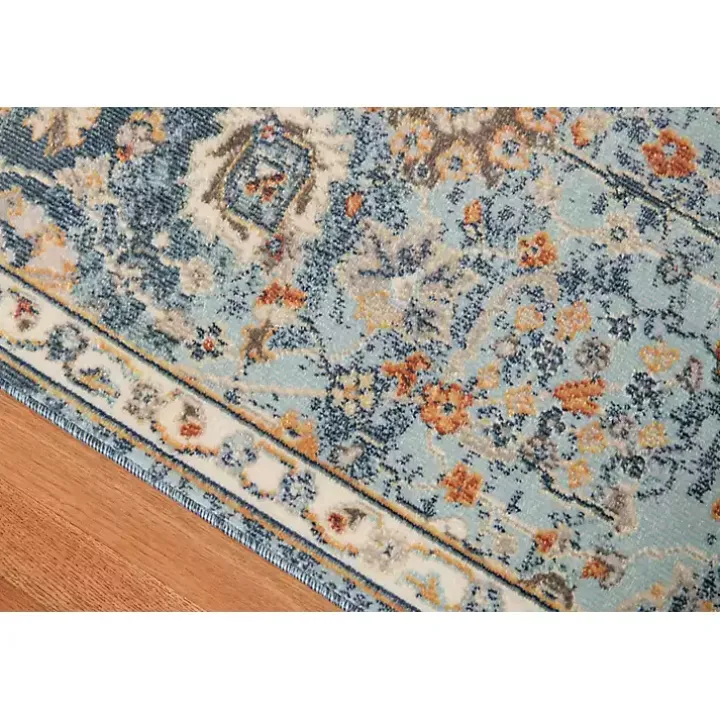 Navy Bohemian Area Rug, 5x8