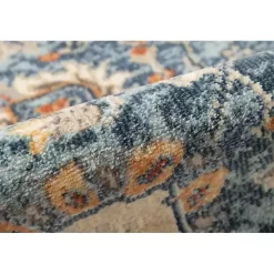 Navy Bohemian Area Rug, 5x8