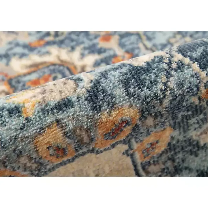 Navy Bohemian Area Rug, 7x9