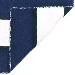 Navy Cabana Stripe Indoor/Outdoor Area Rug, 3x5