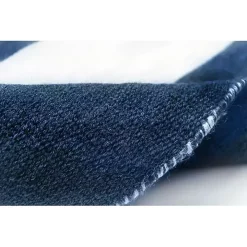 Navy Cabana Stripe Indoor/Outdoor Runner, 2x8